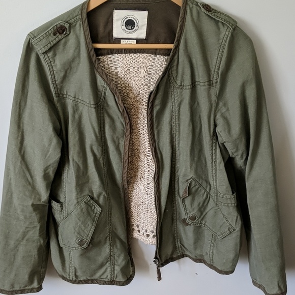 Anthropologie Jackets & Blazers - Anthropologie daughters of lib crochet back jacket